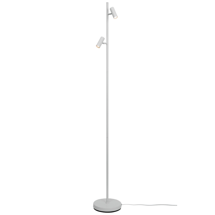 Nordlux Bílá kovová stojací lampa Omari 141 cm