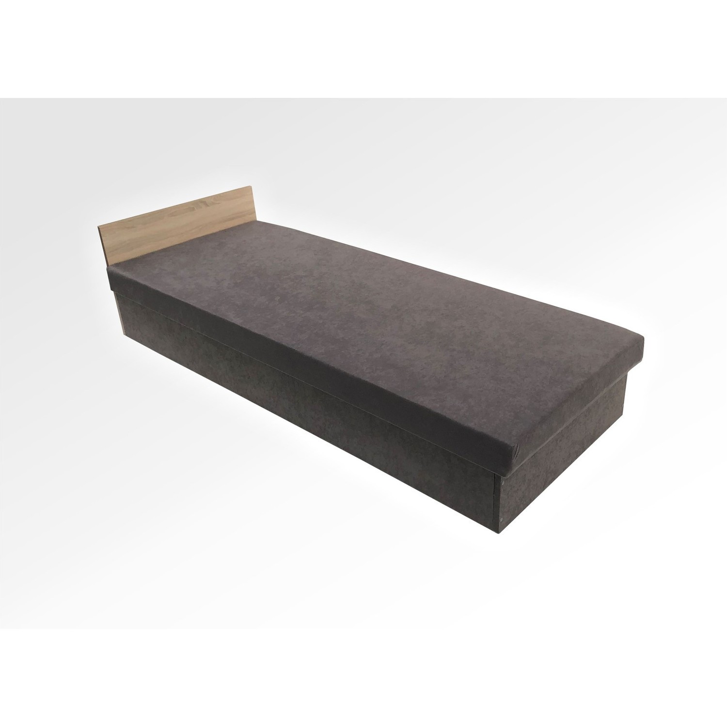 Válenda Chrisi D90 - 90x200 cm Černá Panty vpravo Dub sonoma