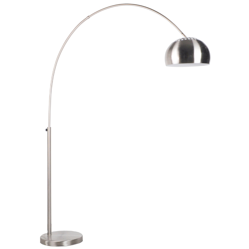 Stříbrná stojací lampa ZUIVER BOW 190 - 205 cm