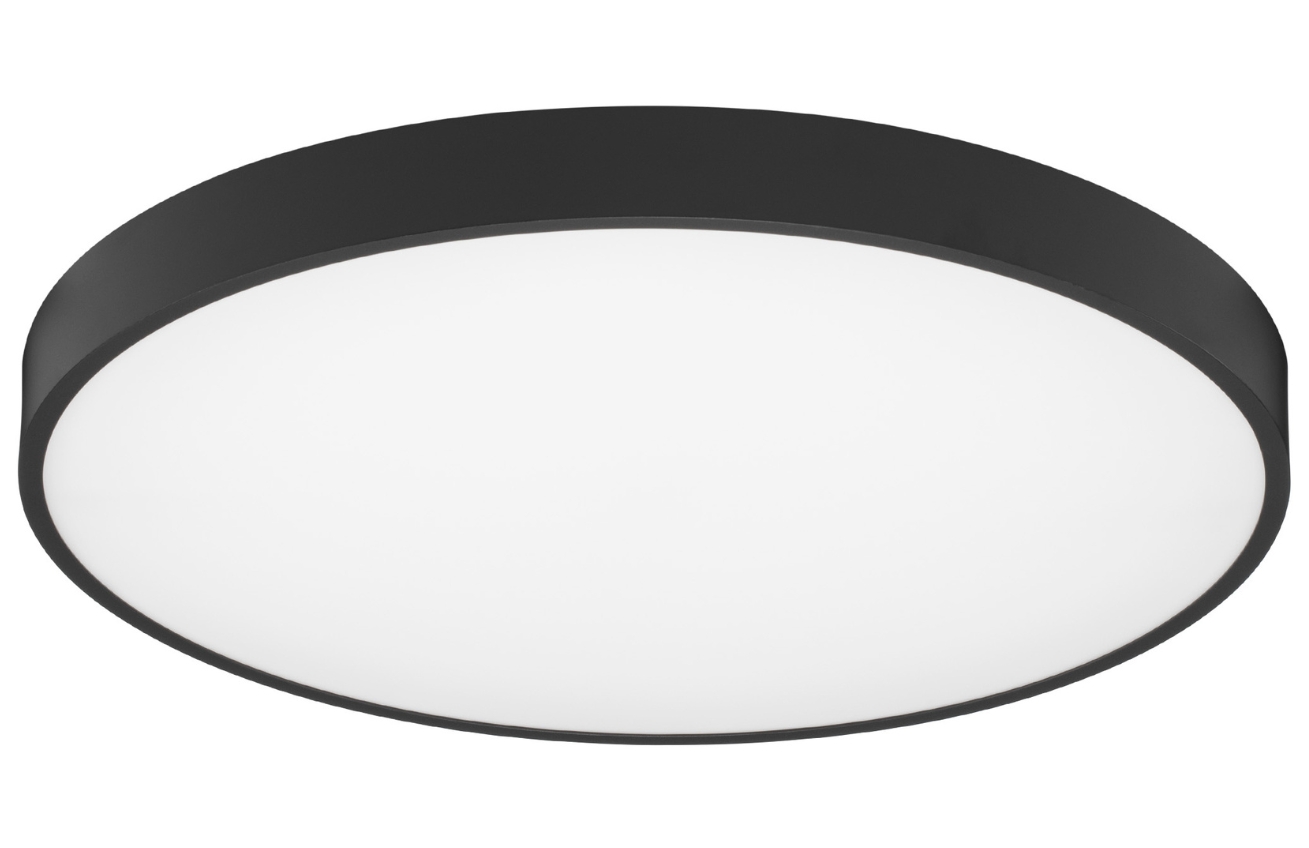 Černé kovové stropní LED světlo Nova Luce Perfect 60 cm