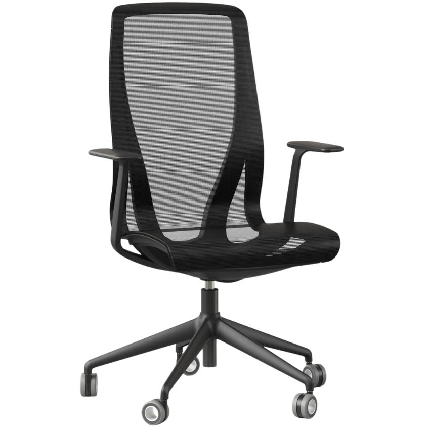 Narbutas Černá kancelářská židle D-CHAIR