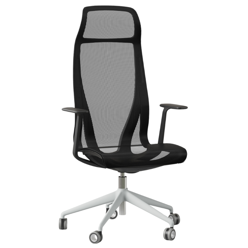 Narbutas Vyšší černá kancelářská židle D-CHAIR II.