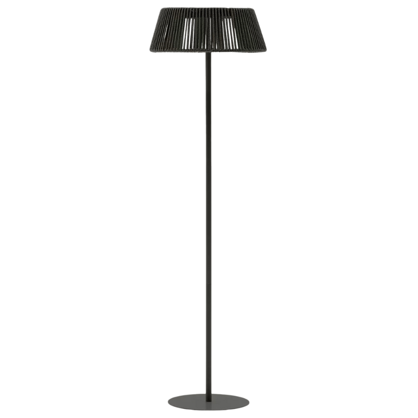 Tmavě zelená zahradní solární LED lampa Kave Home Aldet 160 cm